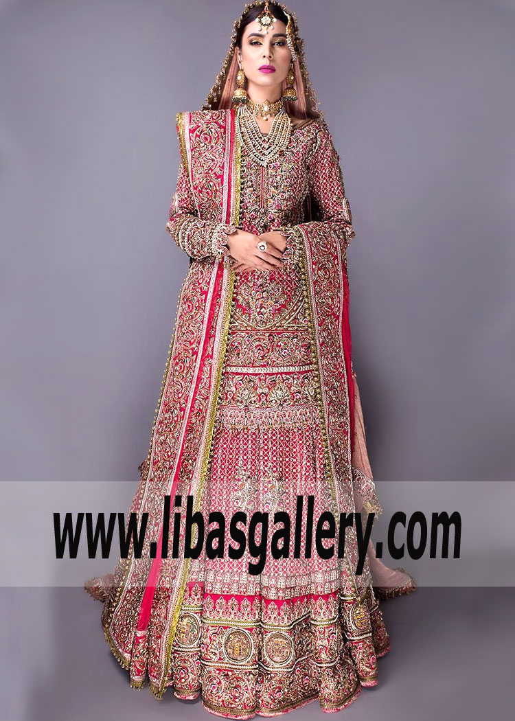 Best Bridal Dresses Pakistan Designer Bridal Lehenga Latest Fahad Hussayn Bridals